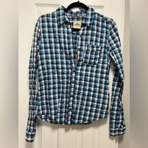 Hollister Plaid Button Up